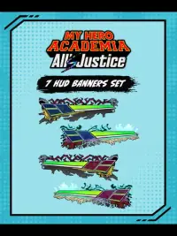 MY HERO ACADEMIA: All’s Justice - 7 HUD Banners Set