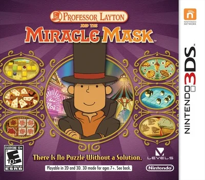 Professor Layton and The Miracle Mask — Nintendo 3DS