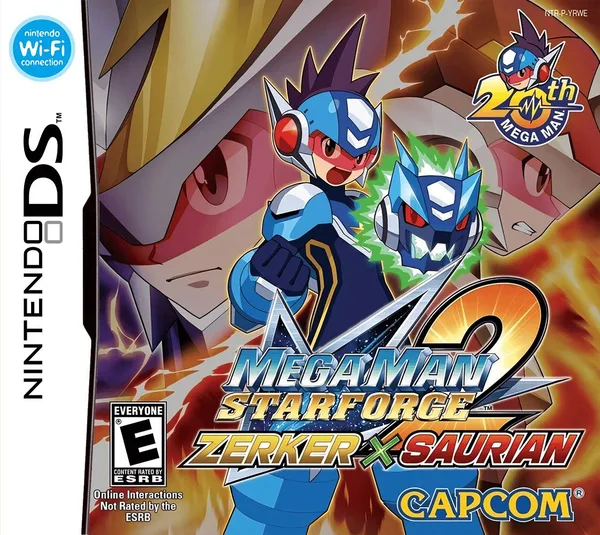 Mega Man Star Force 2 Zerker X Saurian — Nintendo DS