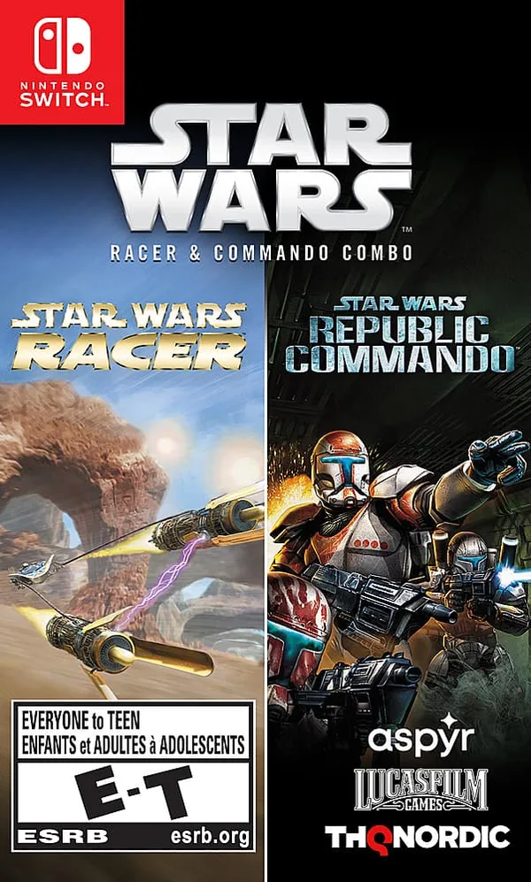 Star Wars Racer and Commando Combo — Nintendo Switch