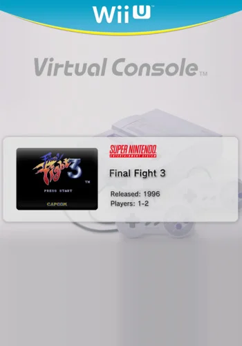 Final Fight 3 — Nintendo Wii U