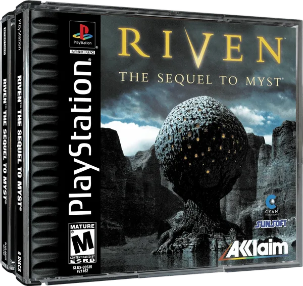 Riven The Sequel to Myst · PlayStation