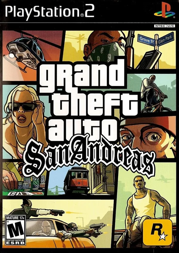 Grand Theft Auto San Andreas · PlayStation 2