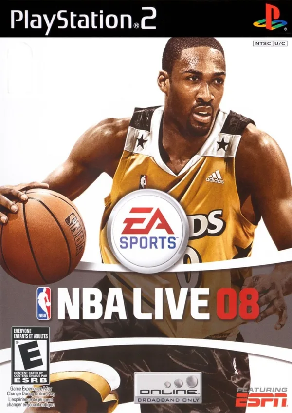 NBA Live 08 · PlayStation 2