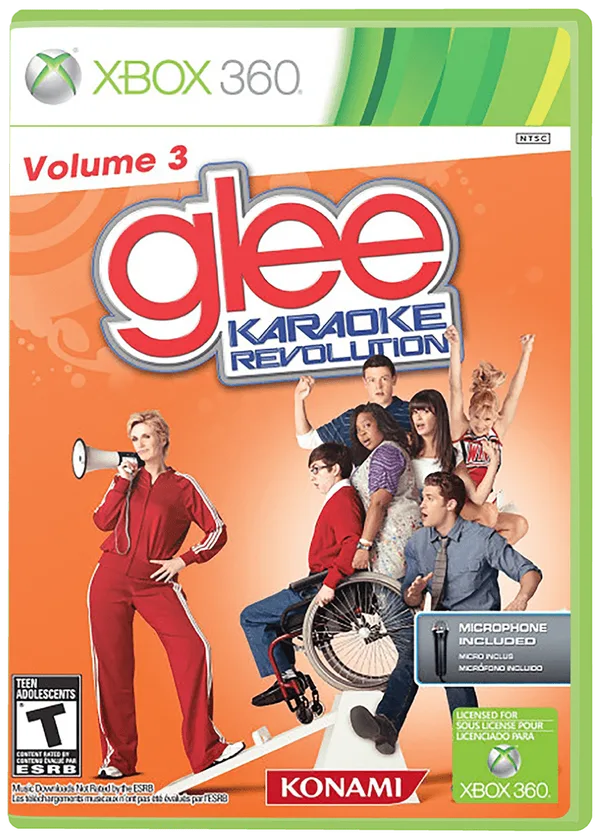 Karaoke Revolution Glee Vol 3 — Xbox 360