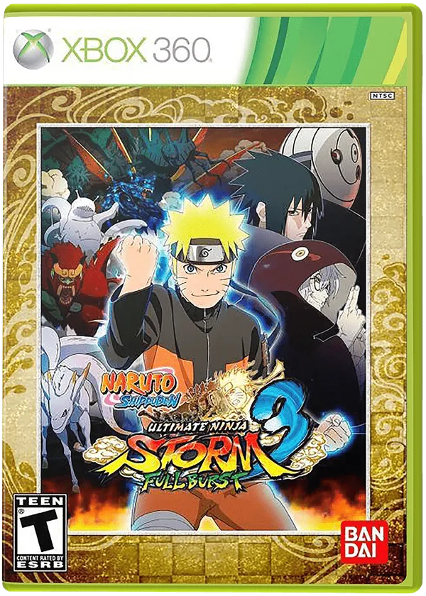 Naruto Shippuden Ultimate Ninja Storm 3 Full Burst — Xbox 360