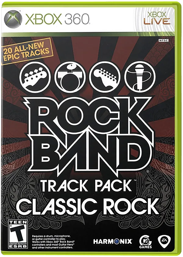 Rock Band Track Pack: Classic Rock — Xbox 360