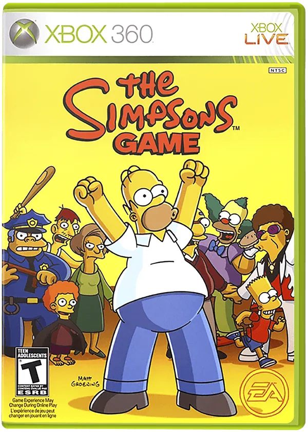 The Simpsons Game — Xbox 360