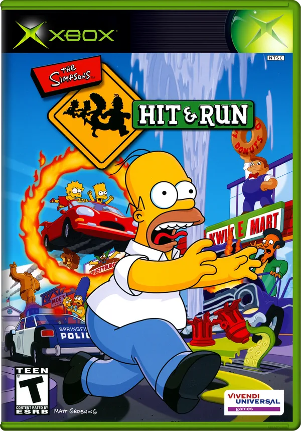 The Simpsons Hit and Run · Xbox