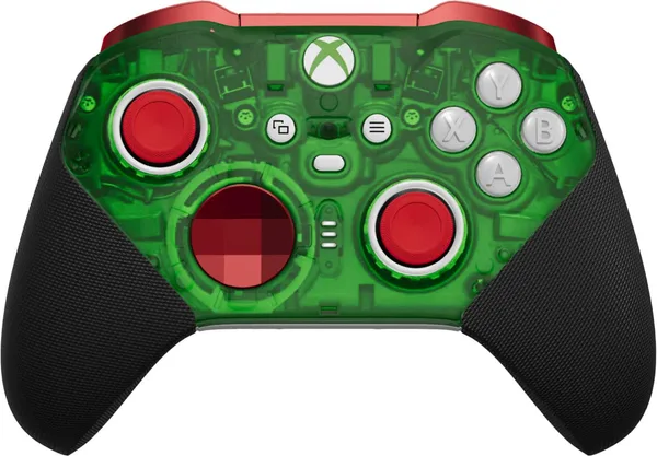 Microsoft - XBOX Elite Series 2 Core Wireless Controller for XBOX Series X, XBOX Series S, XBOX One, PCs, and Cloud-Enabled Devices - Green and Red